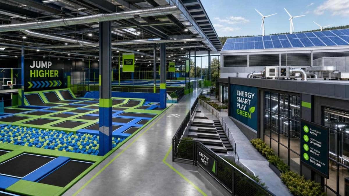 What makes a trampoline park design flow better What makes a trampoline park design flow better