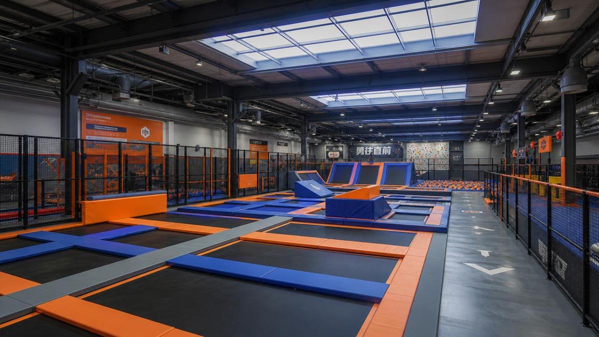 What makes trampoline park design work in smaller venues?