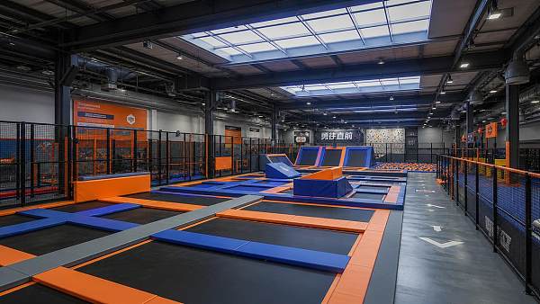 What makes trampoline park design work in smaller venues?