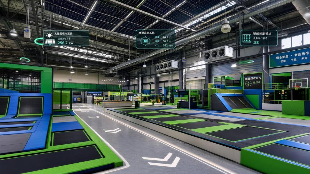 What makes trampoline park design work for higher traffic