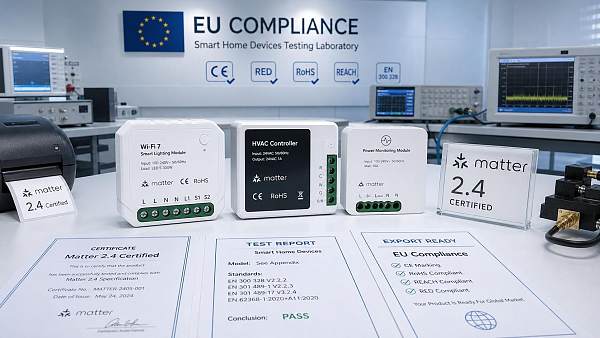 EU RED Update Makes Matter 2.4 Mandatory for Wi-Fi 7 IoT