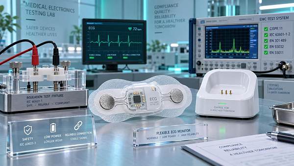 IEC 60601 Compliance for ECG Wearable Patches: Tests, Design Risks, and Evidence