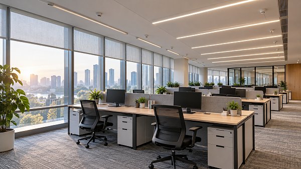 Smart Lighting With Daylight Sensing: Planning Dimming Zones for Offices