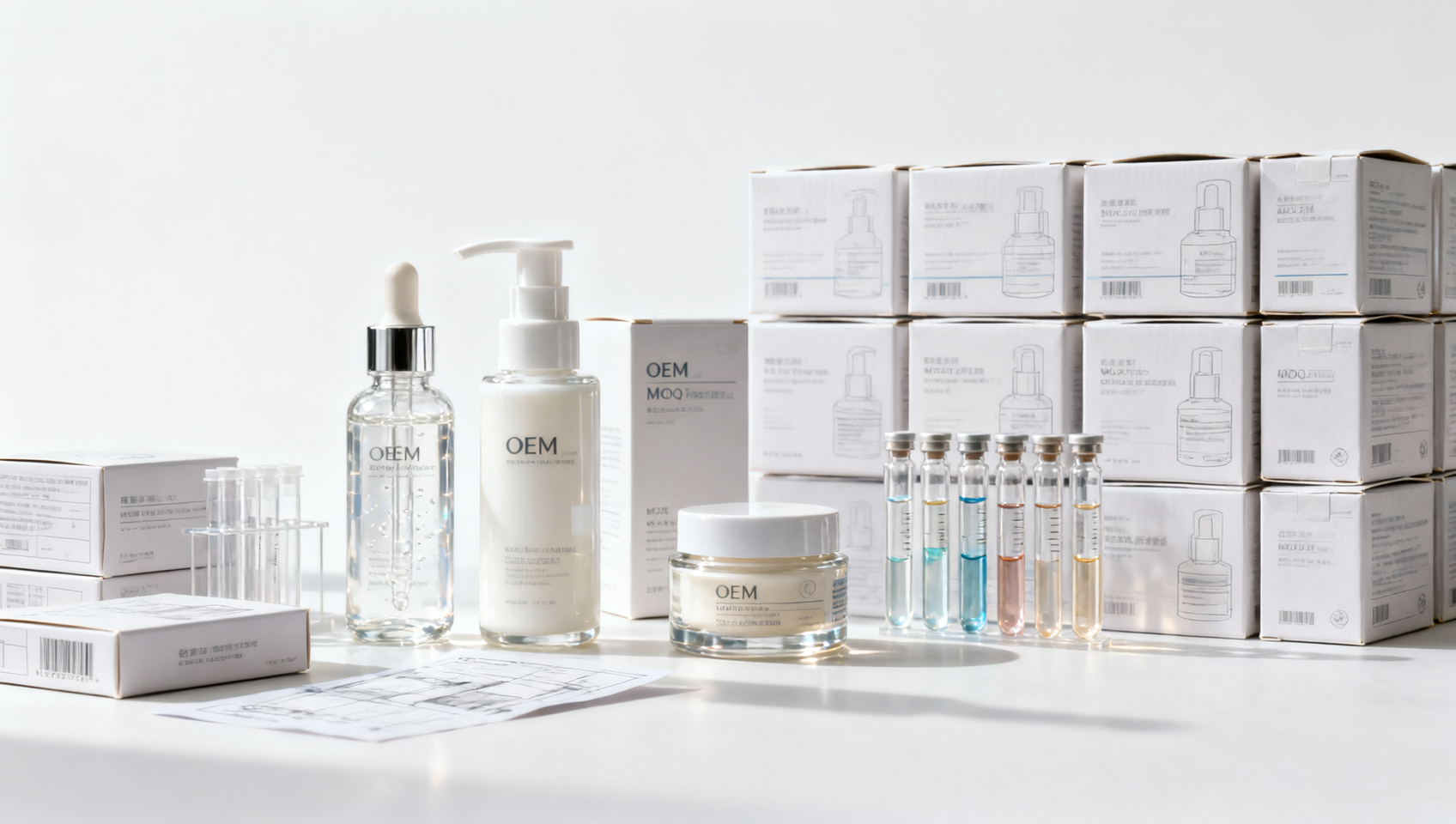 Skincare Products OEM: How to Avoid Common Sampling and MOQ Problems