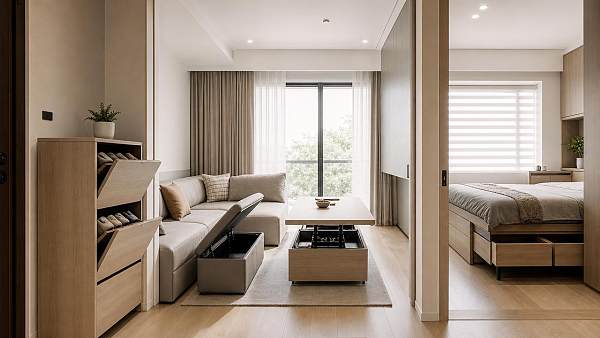 Home Decor for small spaces: which pieces solve clutter first
