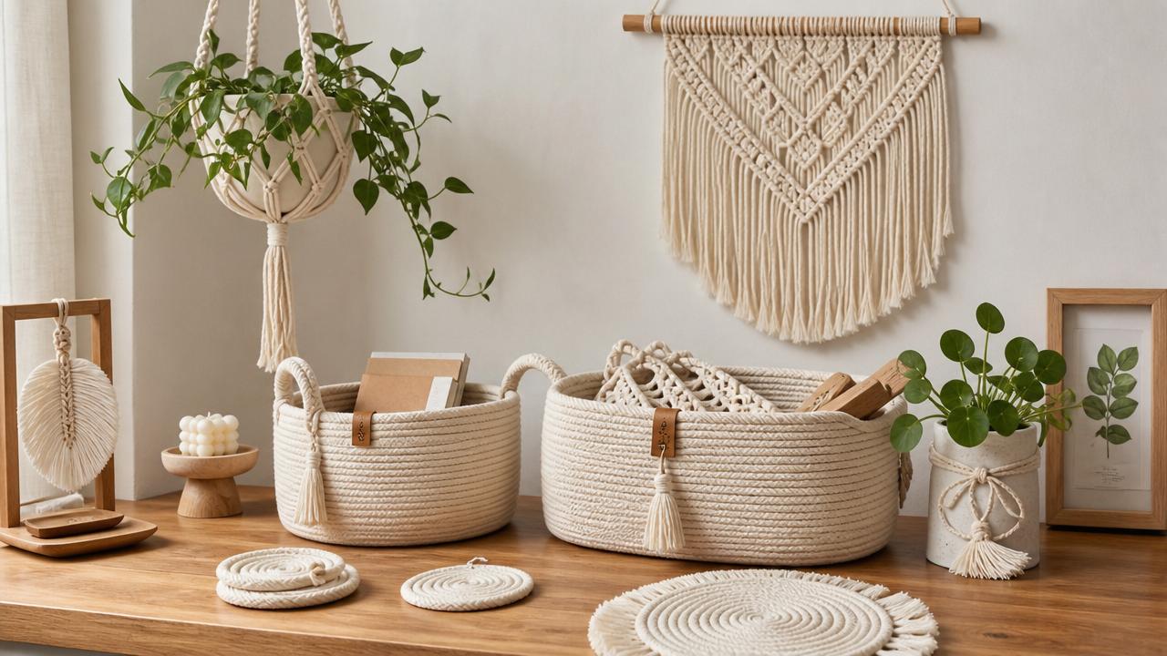 Cotton Rope Weaving Ideas That Look Handmade, Not Mass Produced