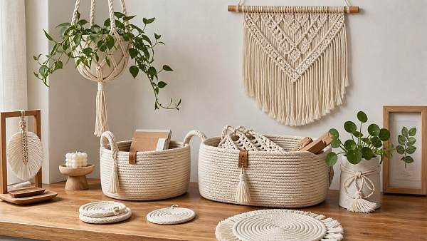 Cotton Rope Weaving Ideas That Look Handmade, Not Mass Produced