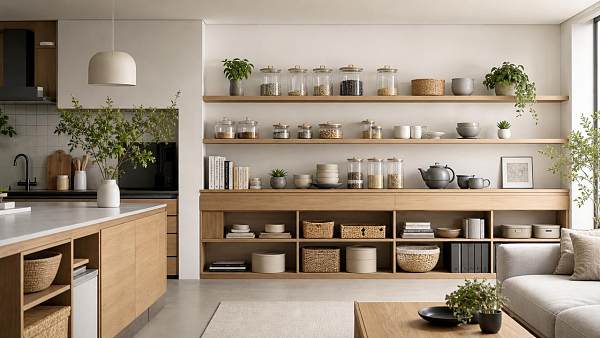Home Styling ideas that make open shelves look less cluttered