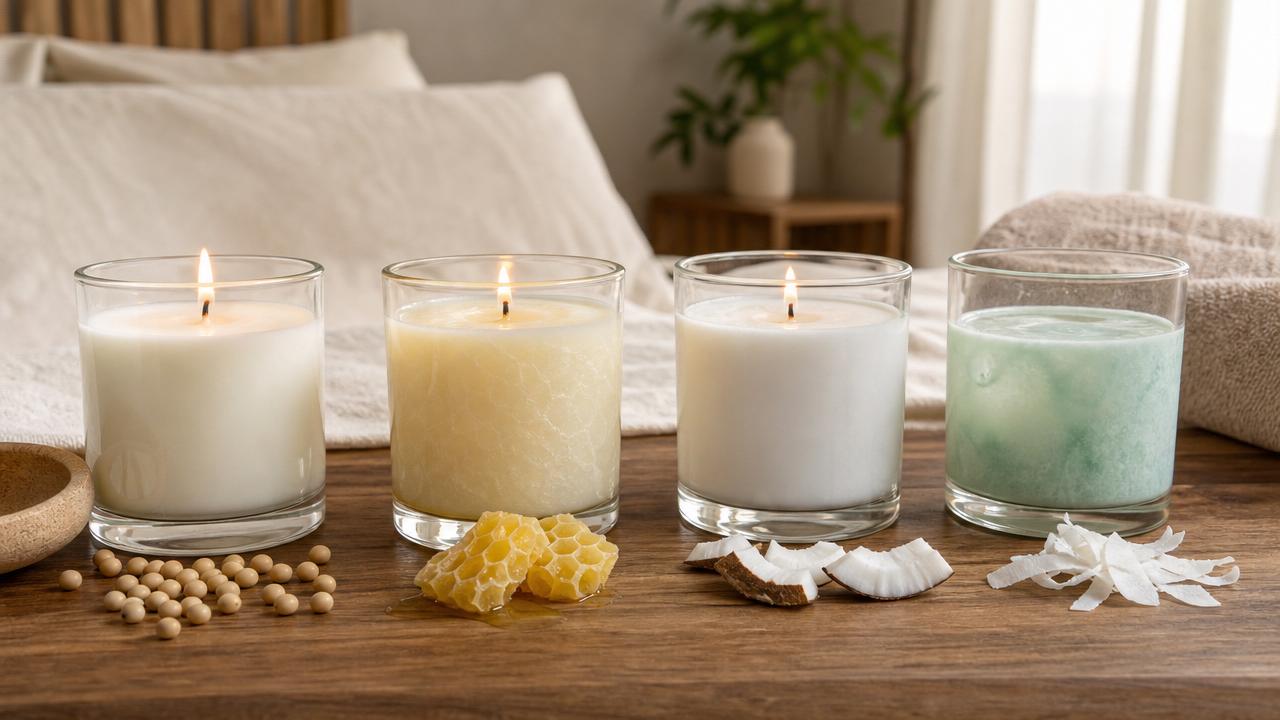 Do Scented Candles for Relaxation Differ by Wax Type?