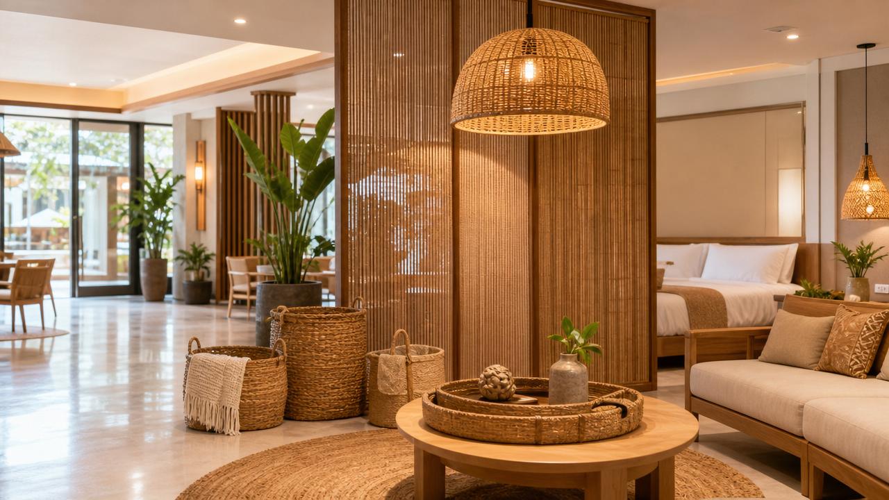 Are eco friendly woven products worth using in hotel decor?