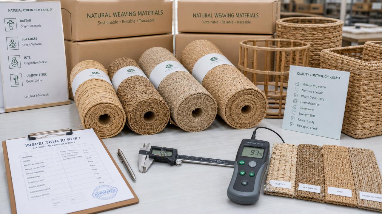 How to assess a natural woven materials manufacturer