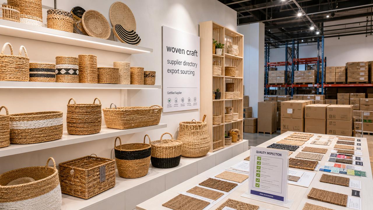 When a woven craft export supplier directory helps most