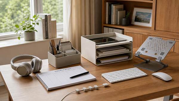 Which office supplies for remote workers improve focus most