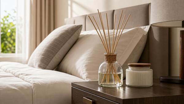 Is a reed diffuser for bedroom safer than scented candles