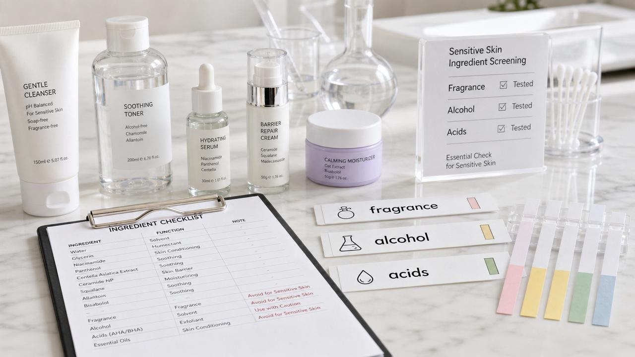 Which cosmetic ingredients for sensitive skin are worth avoiding