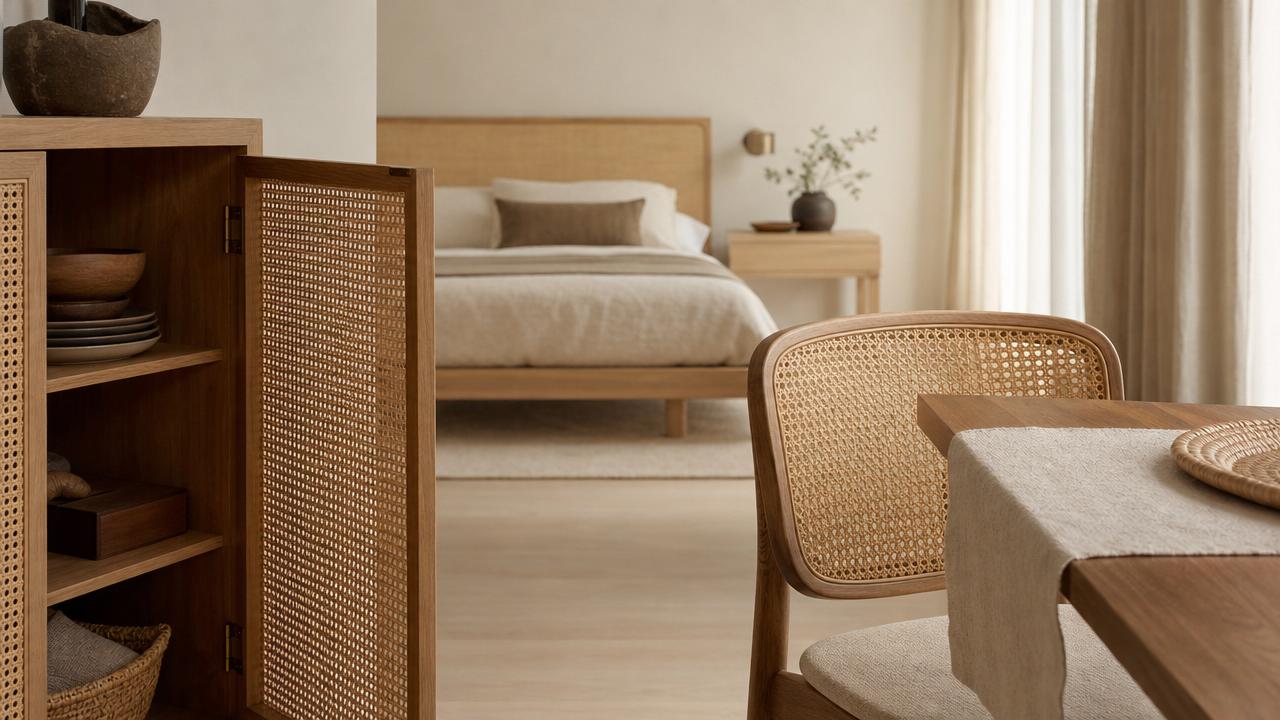 Rattan Weaving techniques that add texture without clutter