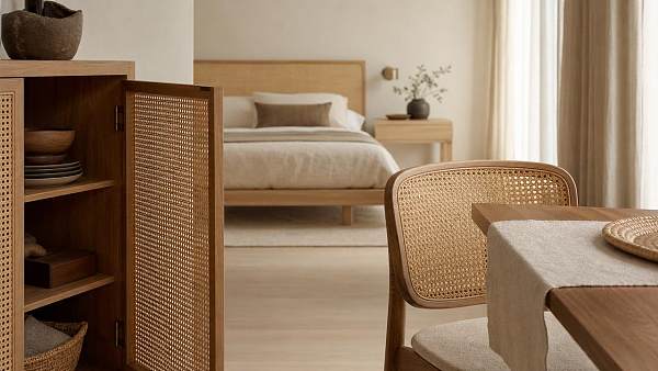 Rattan Weaving techniques that add texture without clutter
