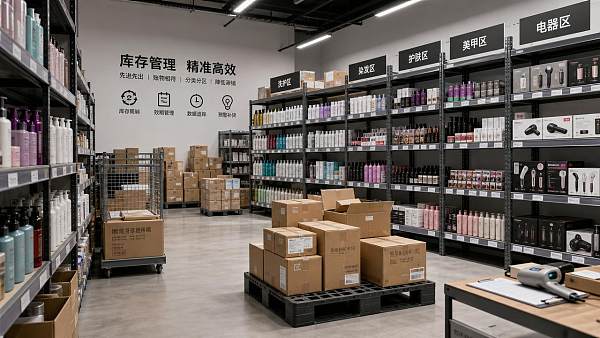 How can a salon products distributor reduce stock risk?