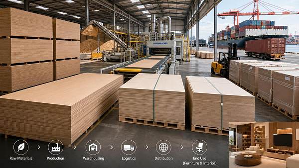 MDF Industry Overview: Key Cost Drivers, Supply Chain Risks, and Demand by End Use
