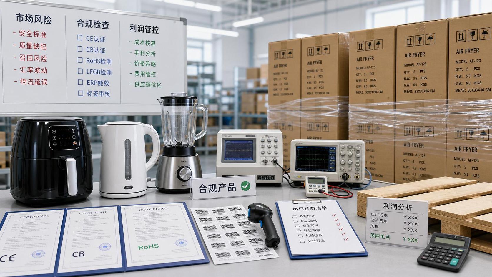 Home Appliance Export Insights: Key Market Risks, Compliance Checks, and Margin Drivers