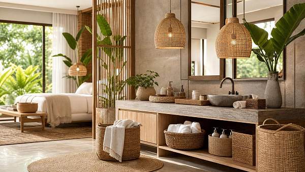 How Bamboo Woven Crafts Are Used in Resorts: Decor, Storage, and Guest Spaces