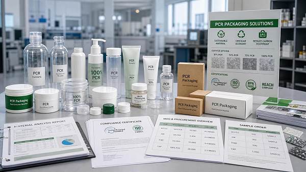 PCR Packaging Sourcing Guide: How to Compare Recycled Content, MOQ, and Compliance