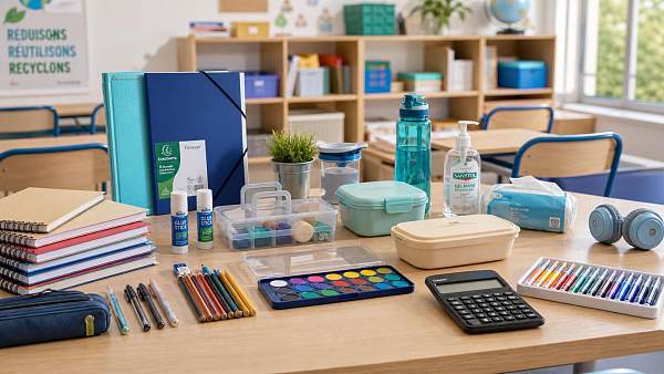 What Does the Small Goods Category Cover in France’s Education Market?