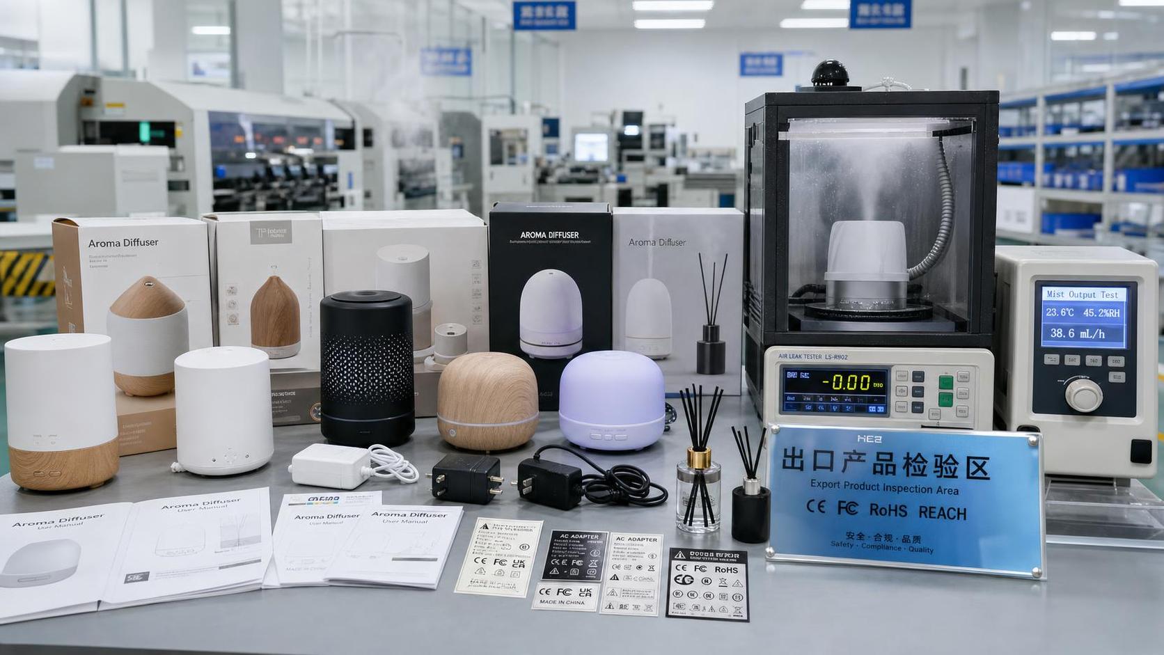 How to Evaluate an Aroma Diffusers Exporter for Product Quality and Compliance?