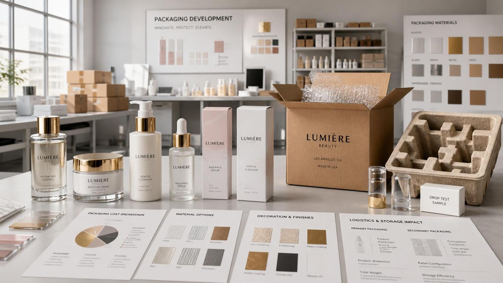 What Drives Beauty Packaging Cost in the USA for Emerging Brands?