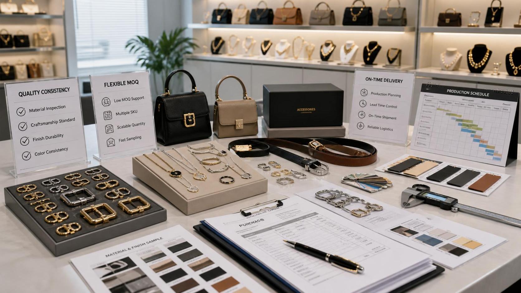 How to Evaluate a Fashion Accessories Bulk Supplier for Quality, MOQ, and Lead Time