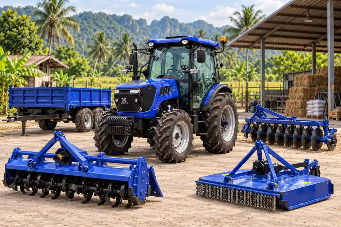 50 HP Tractor Buying Guide: Applications, Attachments and Key Features by OXPLO