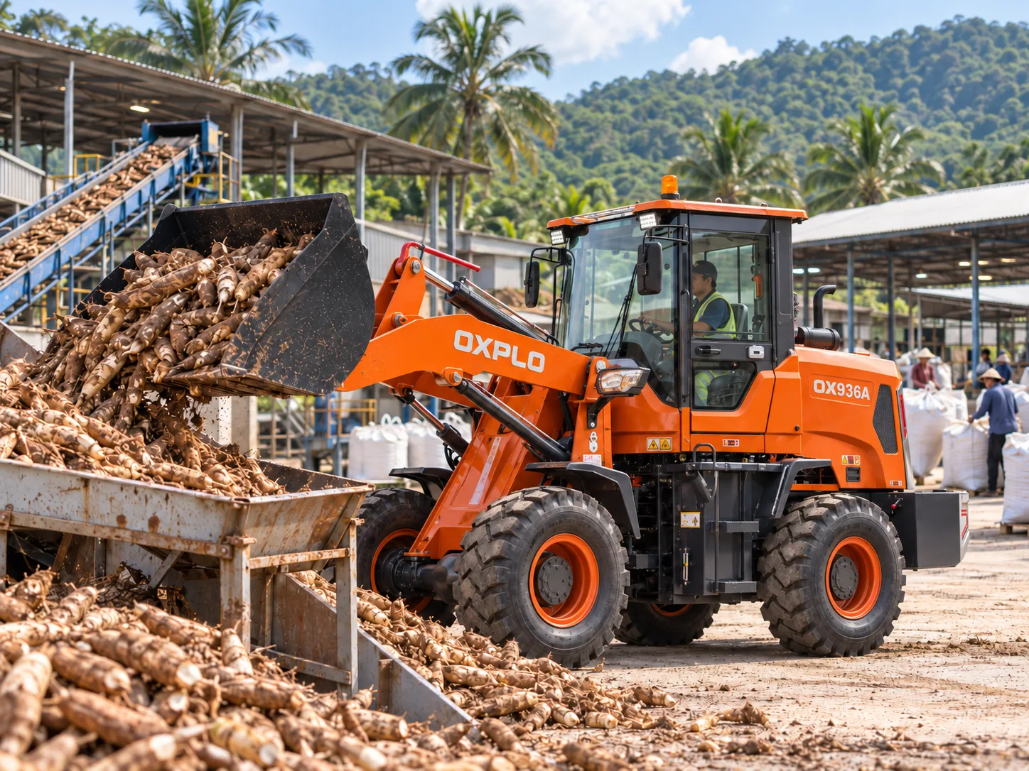 Wheel Loader for Poultry and Livestock Farms: Feed, Manure, and Yard Maintenance Tasks