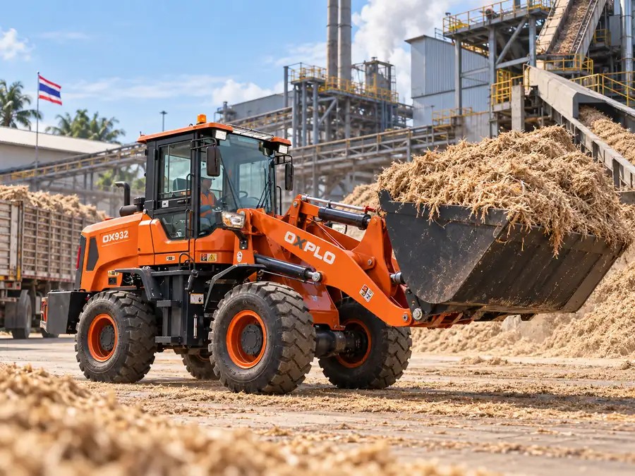 Wheel Loader for Sugar Mills: Bagasse, Cane Yard and Stockpile Handling