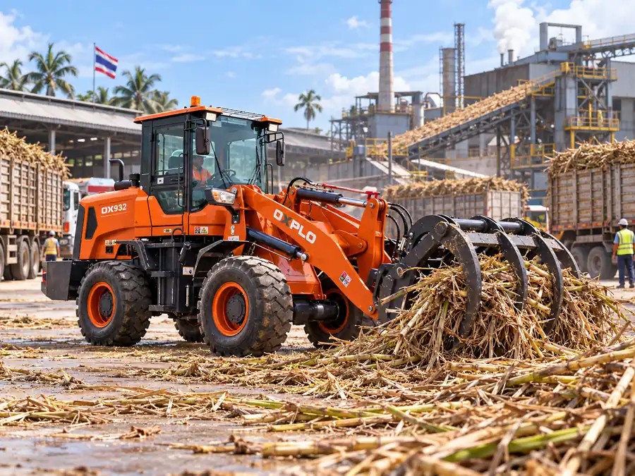 Wheel Loader for Sugar Mills: Bagasse, Cane Yard and Stockpile Handling