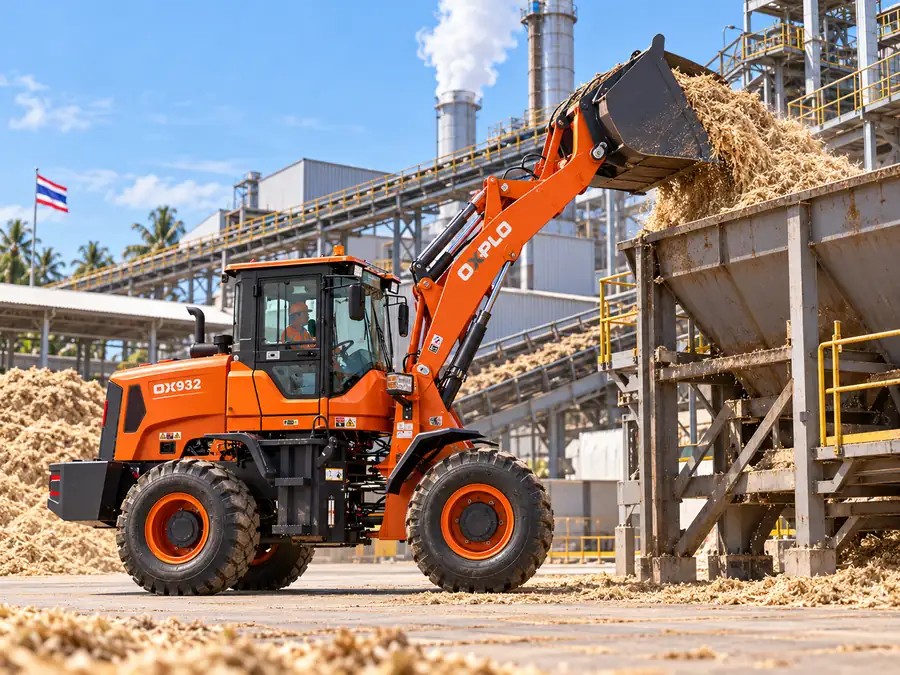 Wheel Loader for Sugar Mills: Bagasse, Cane Yard and Stockpile Handling