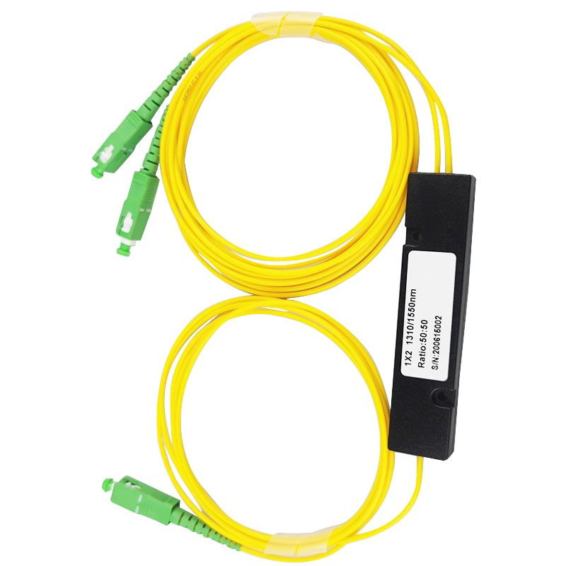 Fiber Optic Tapered ABS Box Splitter product view for B2B fiber network procurement