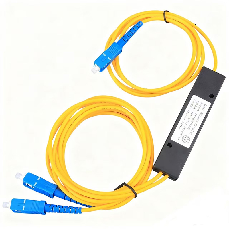 LF020 pigtailed PLC splitter ABS box for FTTH optical distribution networks