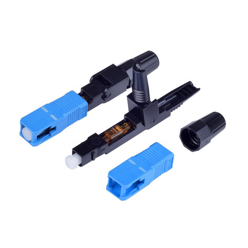 SC UPC Mechanical Splice FTTH Optical Fiber Fast Assembly product view for B2B fiber network