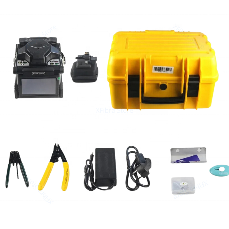 Lightweight DVP 765 Fiber Fusion Splicer Intelligent Auto dimensions and specification detail