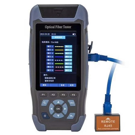 Mini Handheld Fiber Optic OTDR 1310/1550nm 24/22dB 60km product view for B2B fiber network