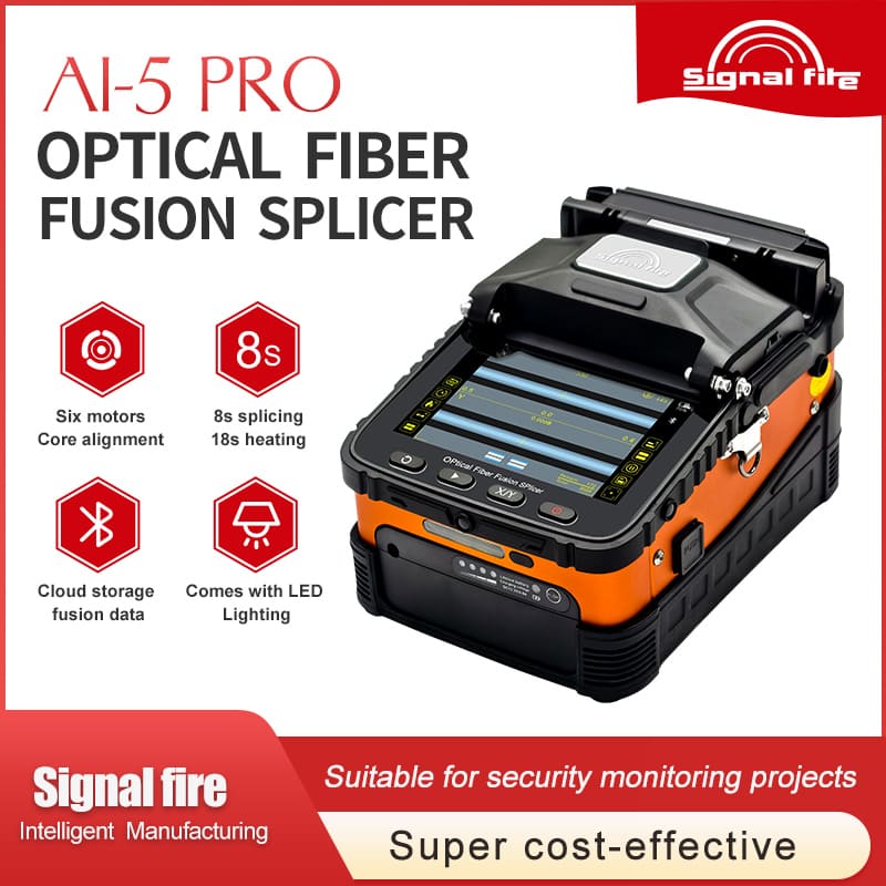 Signal Fire AI5 PRO Mini Handheld Fiber Optic Splicer – field installation and maintenance