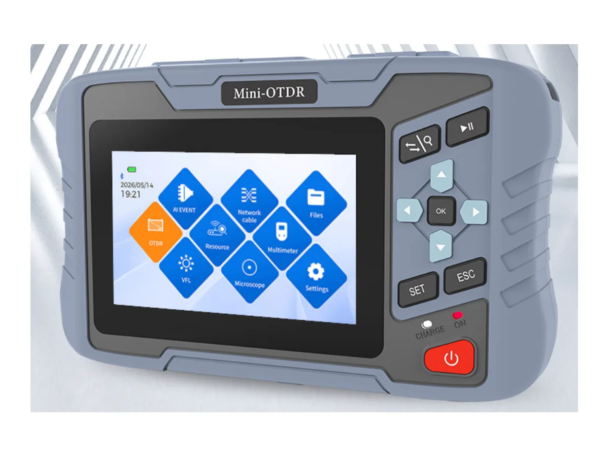 NK4350 mini OTDR handheld fiber tester front view