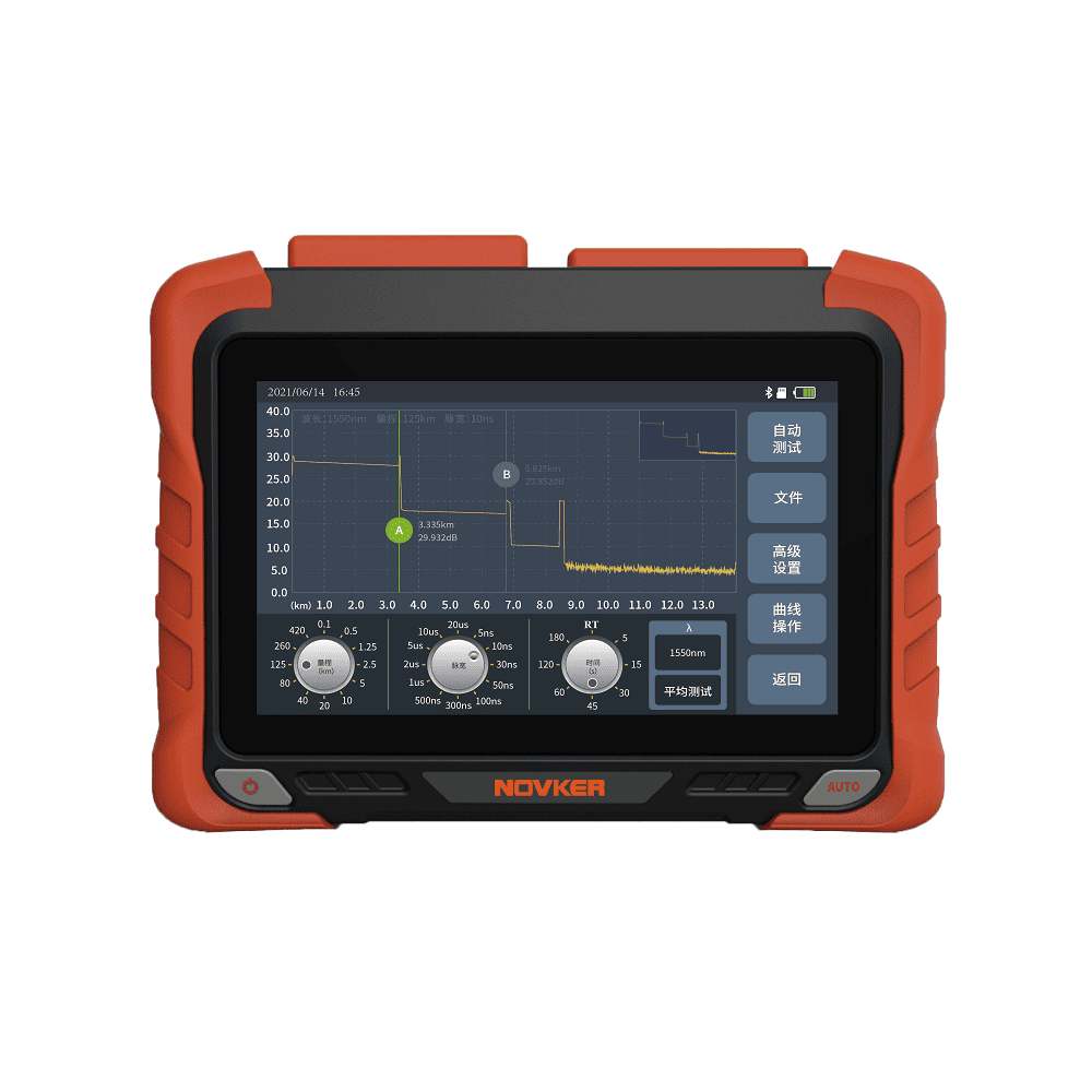 NK6200 High Performance OTDR Fiber Tester product view for B2B fiber network procurement