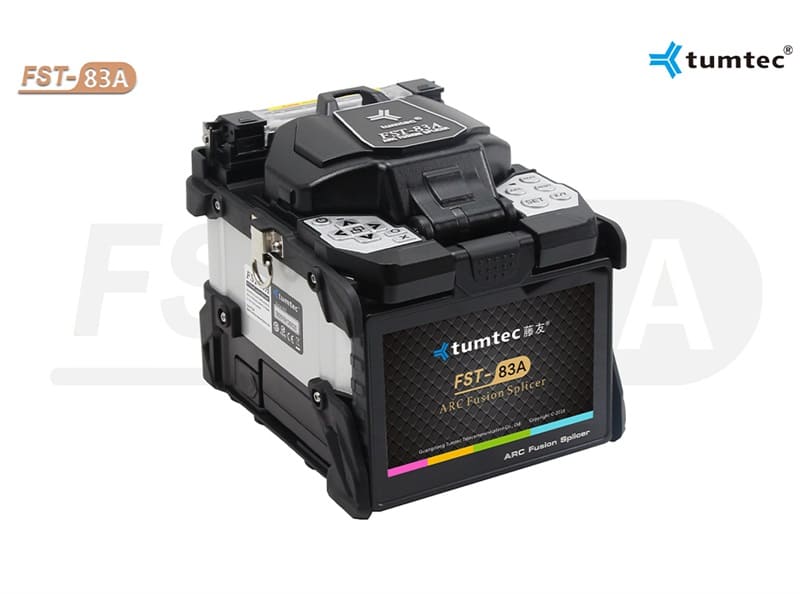 Tumtec FST 83A Digital Core Alignment Fusion Splicer product view for B2B fiber network procurement