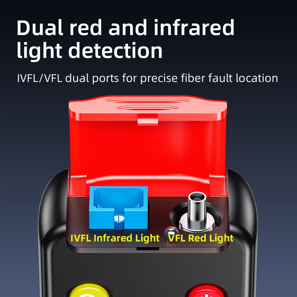 20km Rechargeable Pen-Style OTDR Fiber Fault Locator with VFL and IVFL