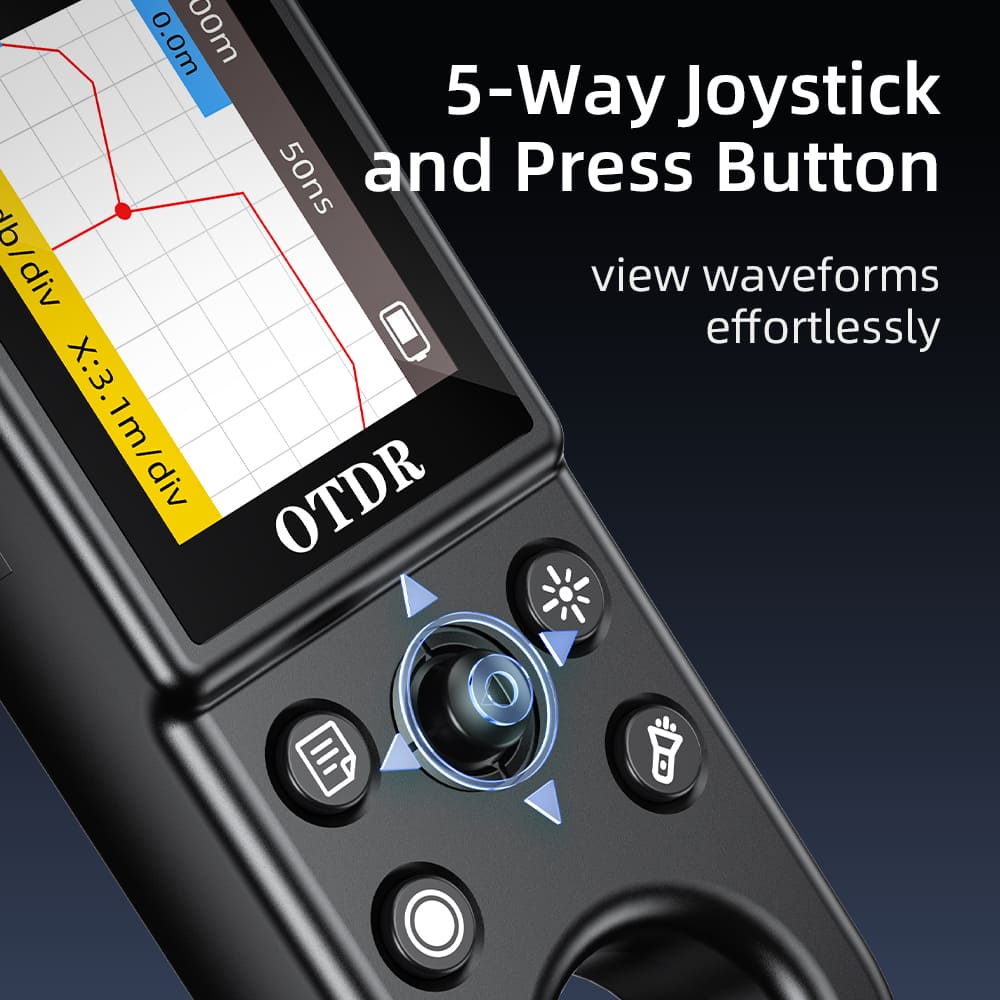 20km Rechargeable Pen-Style OTDR Fiber Fault Locator with VFL and IVFL