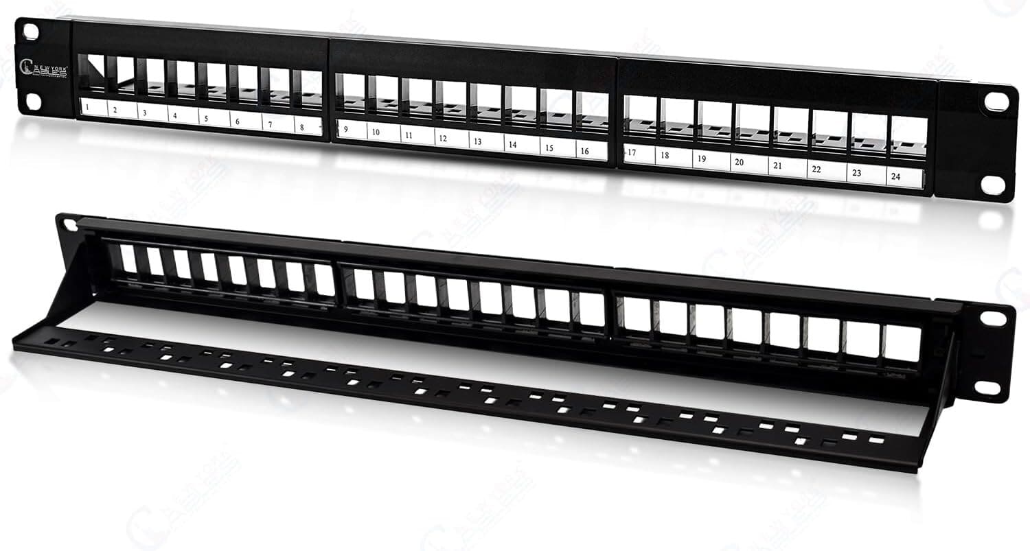 UTP Blank Patch Panel for Cat6 Cat6A Structured Cabling