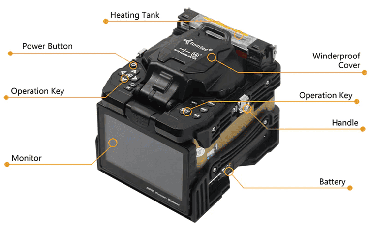 Tumtec V9+ Six-Motor Core Alignment Fusion Splicer