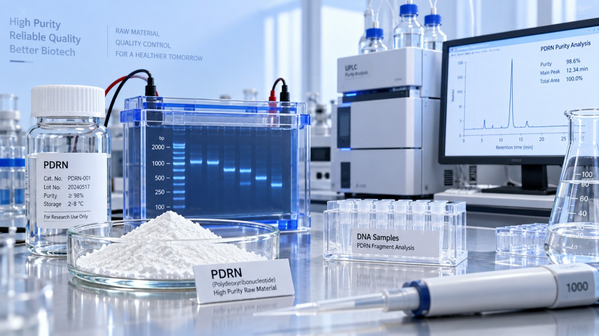PDRN Powder Specifications: Understanding DNA Size Distribution and Purity PDRN Powder Specifications: Understanding DNA Size Distribution and Purity