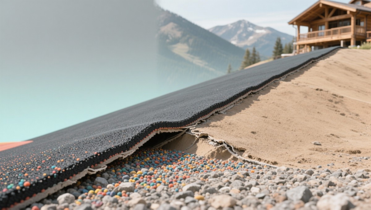 Playground safety surfacing that meets ASTM F1292—but still fails impact tests on sloped installations Playground safety surfacing that meets ASTM F1292—but still fails impact tests on sloped installations